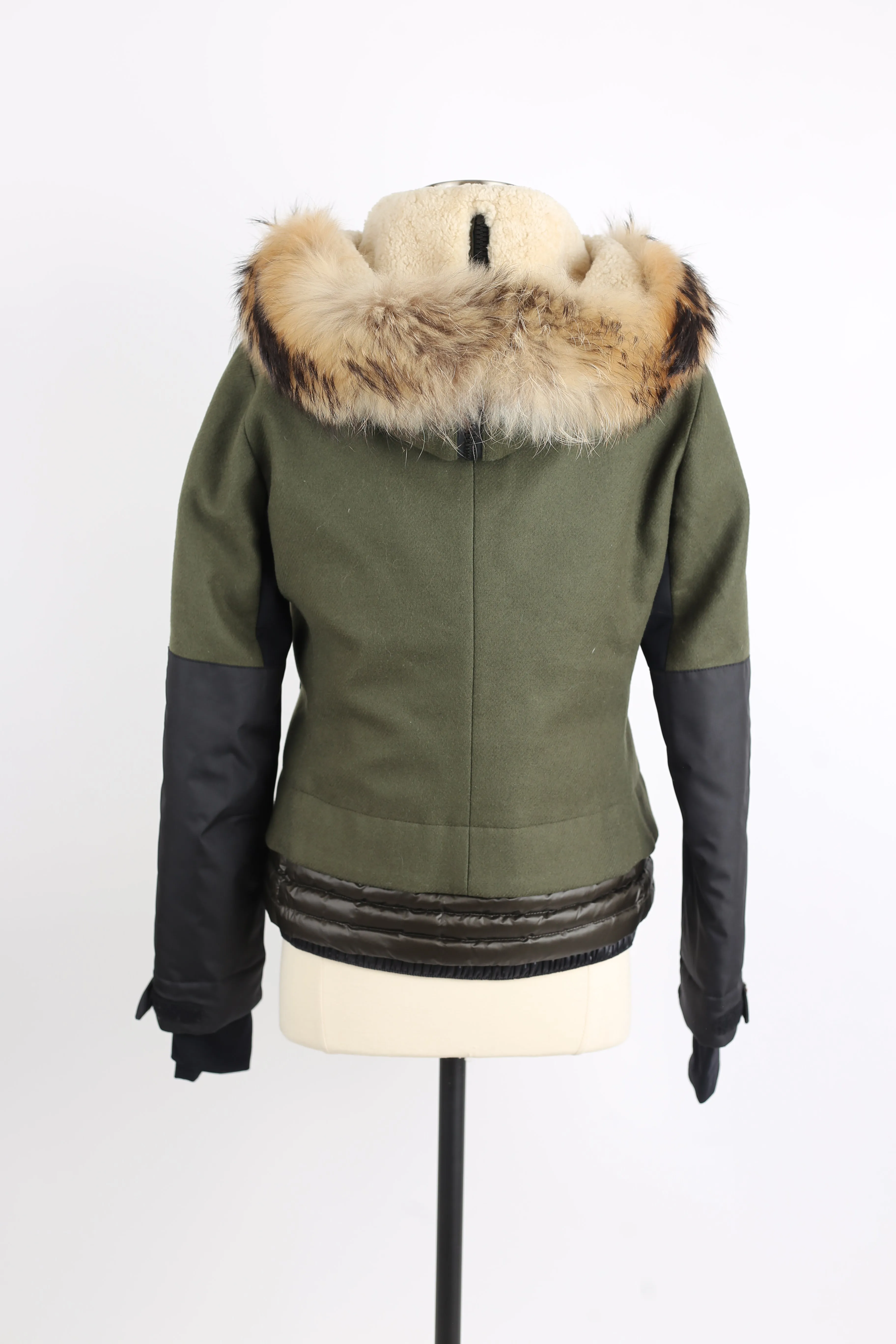 Bonneval Wool Down Ski Jacket W/ Fur Hood