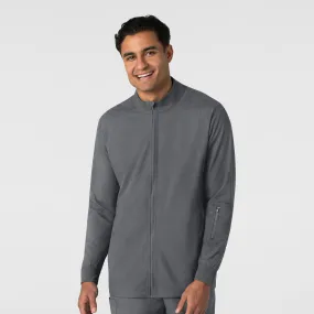 Boundless Men's Warm Up Scrub Jacket - Pewter