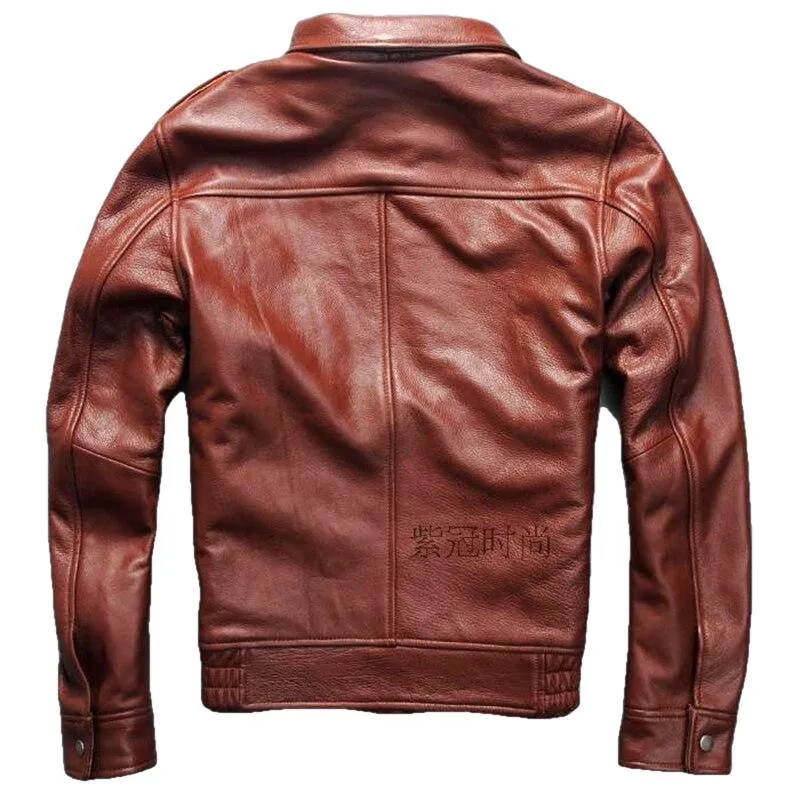 Bron Men's G1 Cowhide Leather Jacket