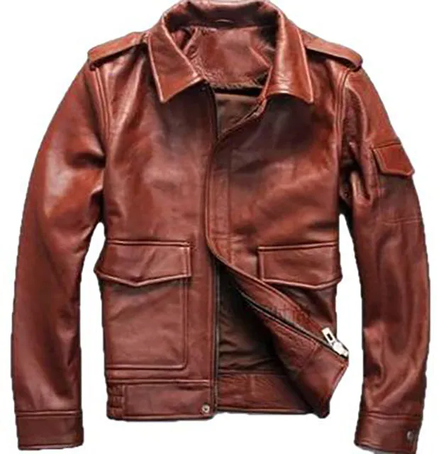 Bron Men's G1 Cowhide Leather Jacket