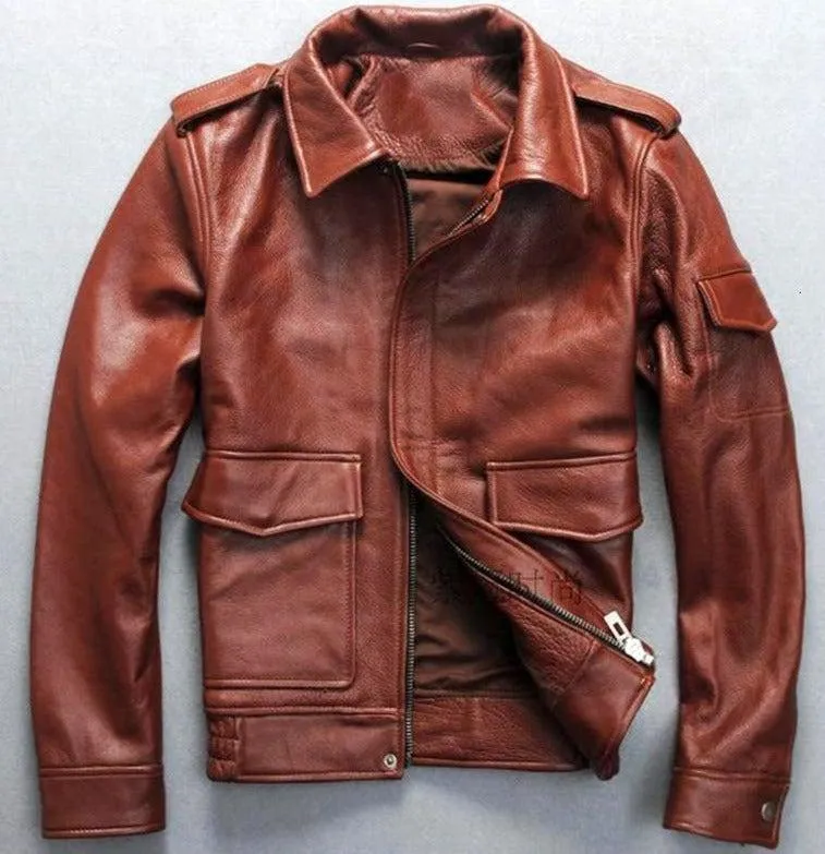 Bron Men's G1 Cowhide Leather Jacket