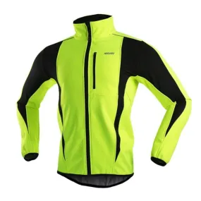 Cycling Jacket Winter Warm Up Thermal Fleece