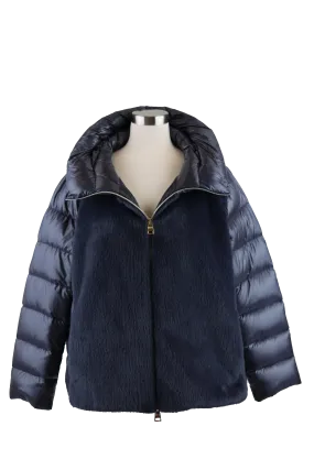 Faux Fur Down Puffer Jacket