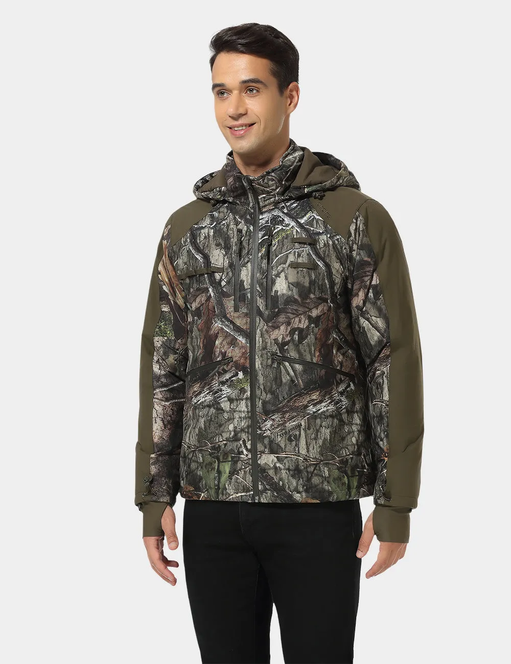 Men's Heated Hunting Jacket - Camouflage, Mossy Oak® Country DNA (Apparel Only)