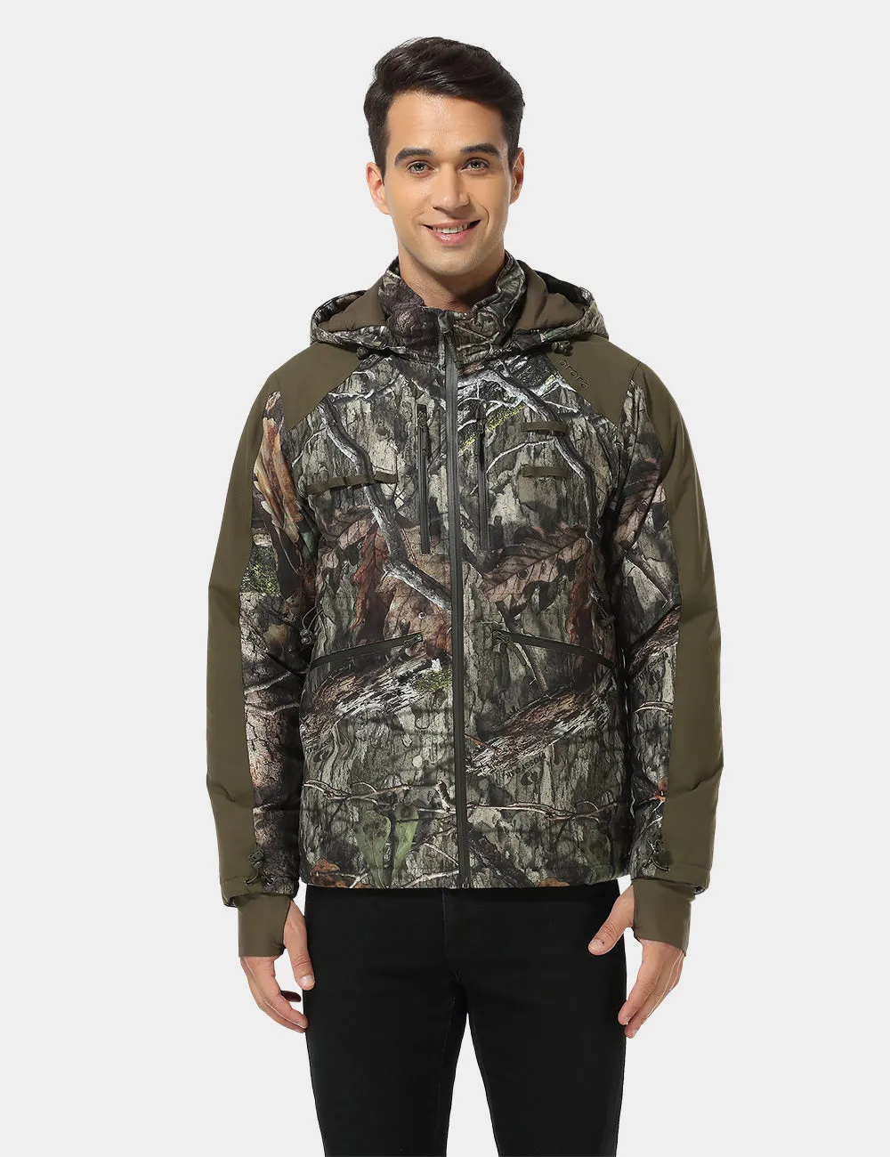 Men's Heated Hunting Jacket - Camouflage, Mossy Oak® Country DNA (Apparel Only)