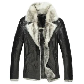 Men's Justin Real Leather Shearling Coat