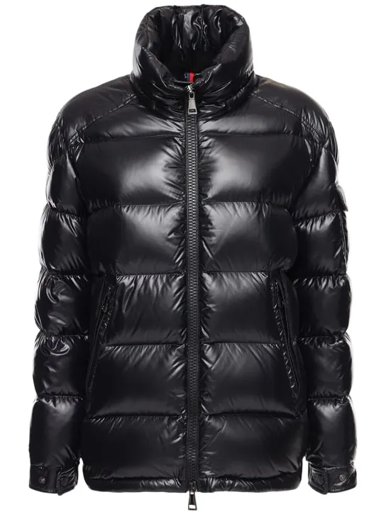 Moncler   Maire nylon laqué short down jacket 