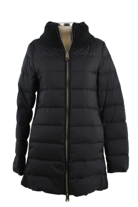 Poly/Wool Quilted Down Coat