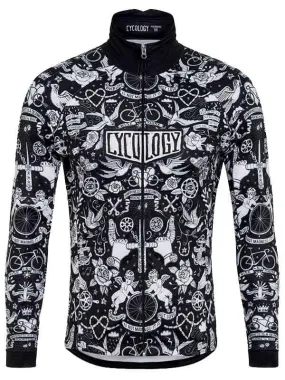 Velo Tattoo Men's Windproof Winter Jacket