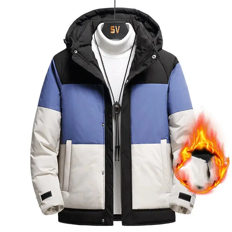 Winter men's thick warm jacket